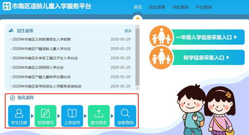 2020青岛市南区适龄儿童入学服务平台查询录取学校 时间 入口